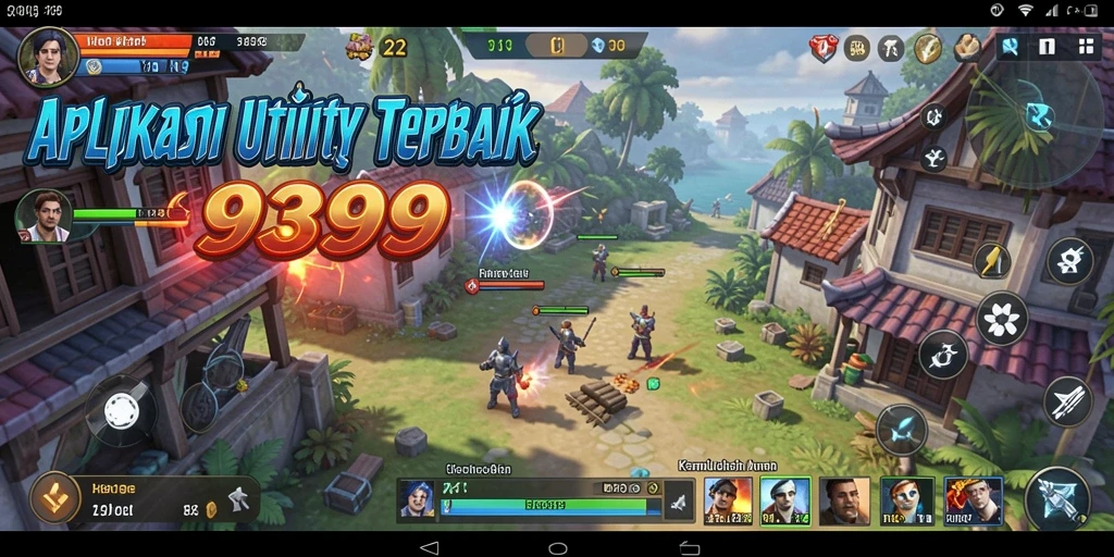 Tampilan antarmuka aplikasi Utility 9399 yang simpel dan modern.