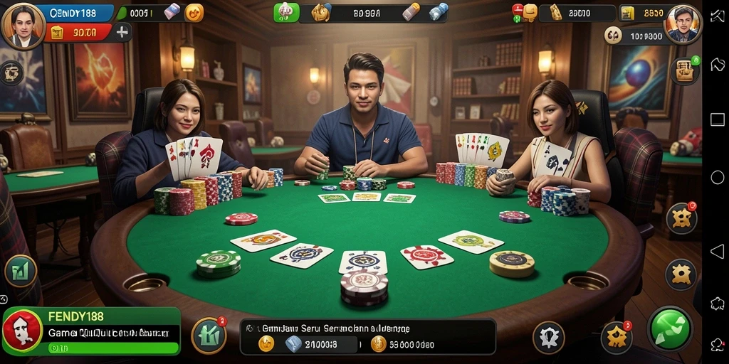 Screenshot FENDY188 menampilkan gameplay seru QiuQiu.