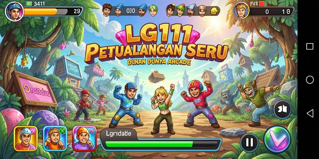 Screenshot gameplay LG111 menampilkan aksi seru dalam dunia Arcade.