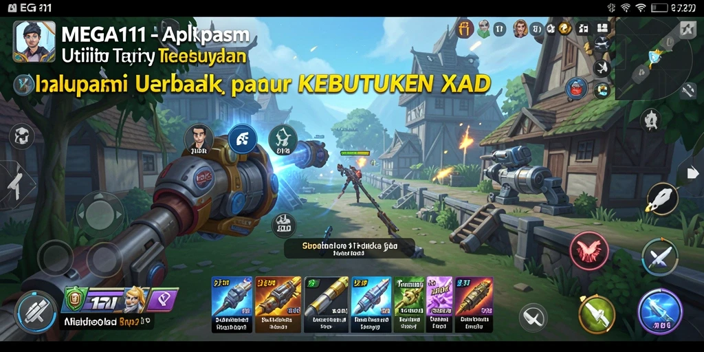 Tampilan utama MEGA111 dengan alat-alat Utility yang lengkap.