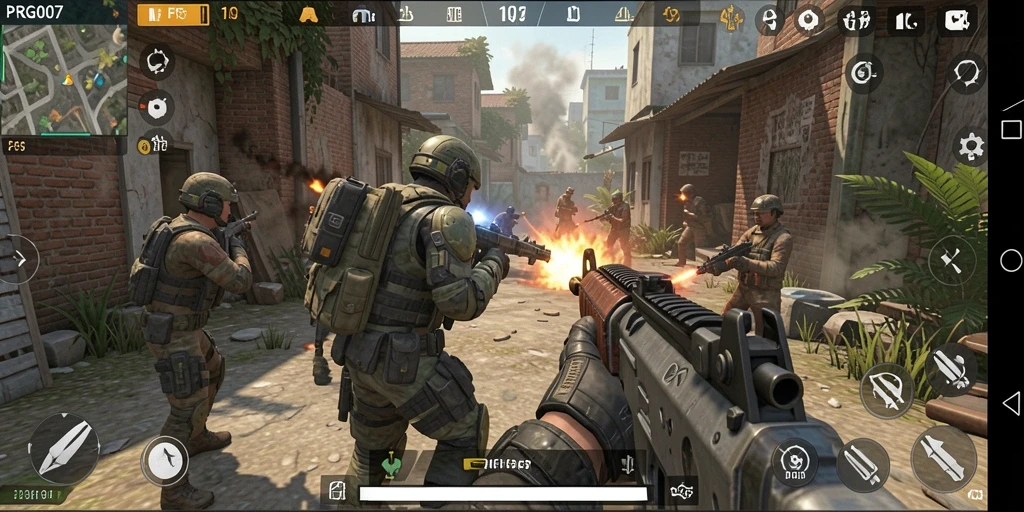 Gameplay intens PRG007 menampilkan aksi pertempuran luar biasa.