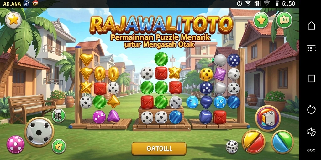 Tampilan menarik RAJAWALITOTO dengan tantangan Puzzle yang seru.