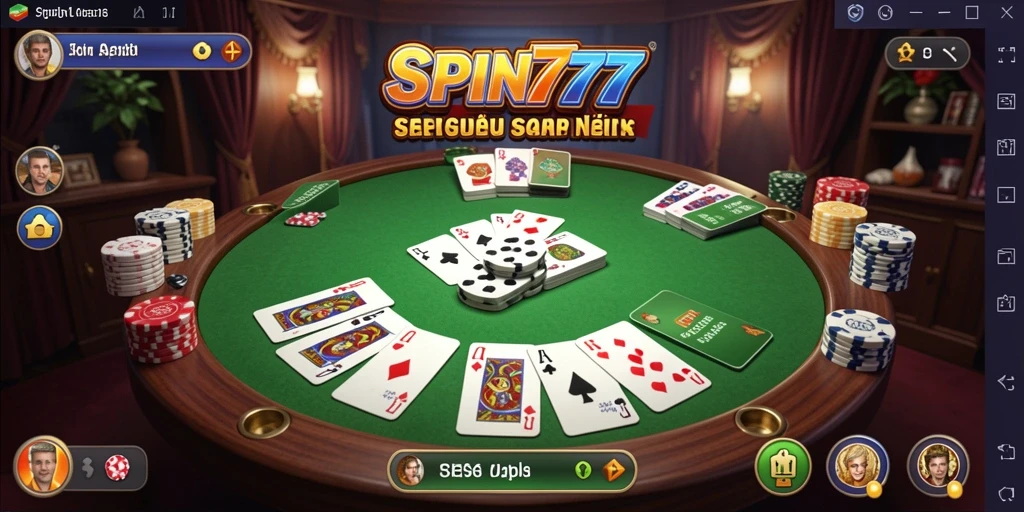 Tampilan gameplay SPIN777 yang seru dan interaktif.