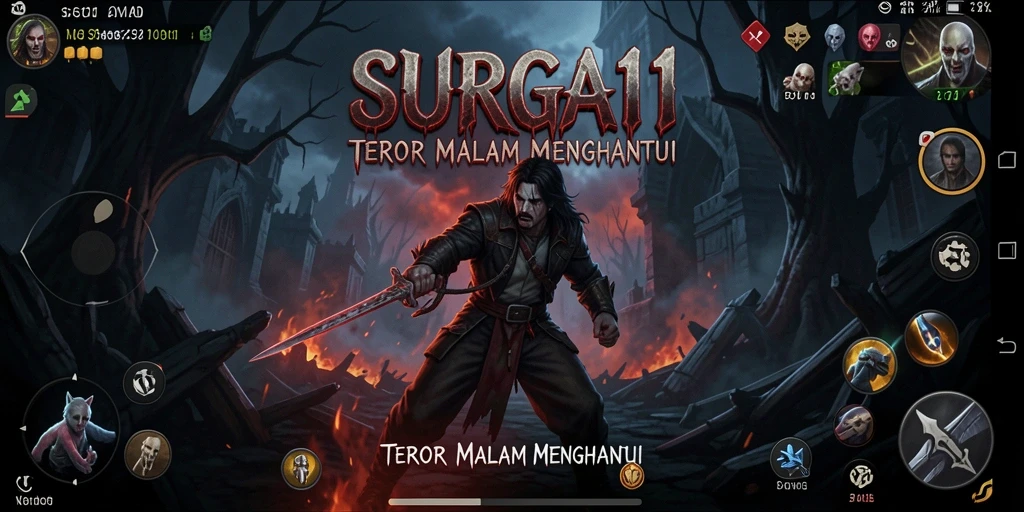 Gameplay SURGA11 dengan suasana Horror yang mencekam dan menegangkan.