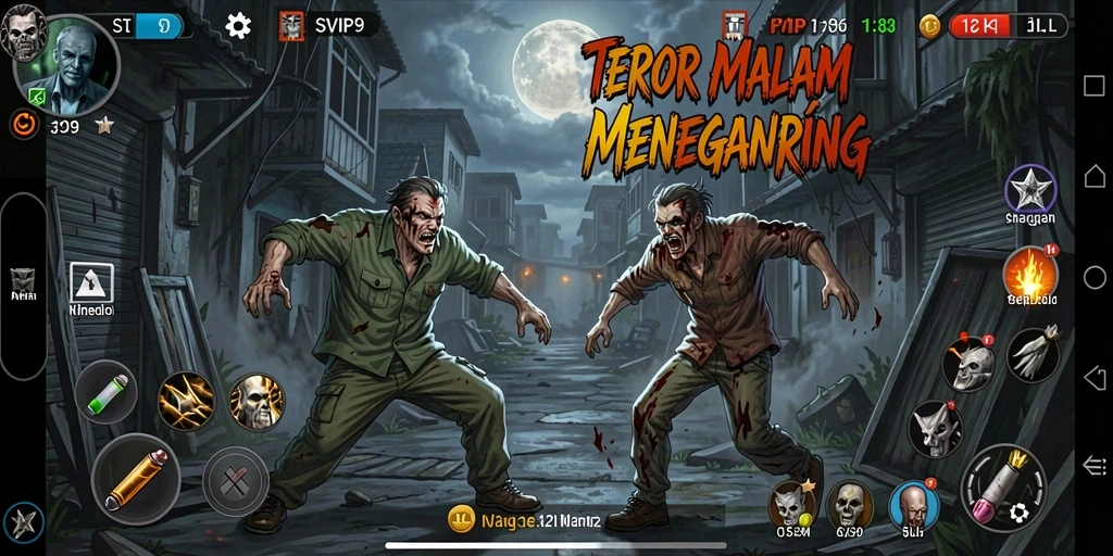 Gameplay menegangkan di SVIP9 yang penuh dengan kengerian.
