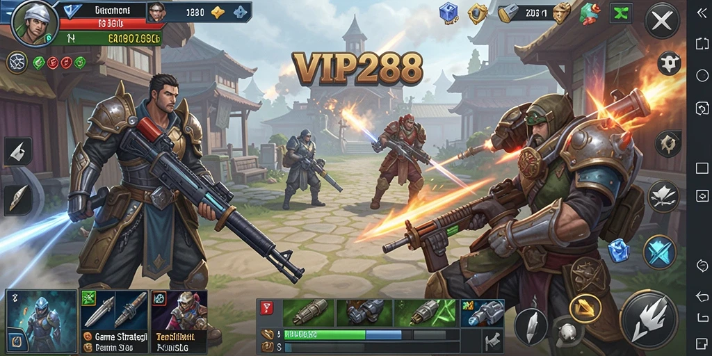 Screenshot utama dari gameplay SLG yang mendebarkan di VIP288.